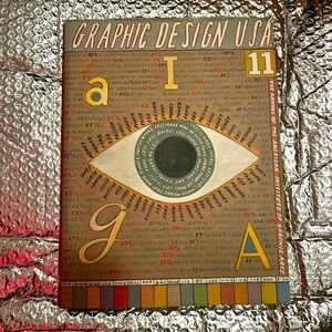 AIGA GRAPHIC DESIGN USA 11 • 1990 COFFEE TABLE ART BOOK